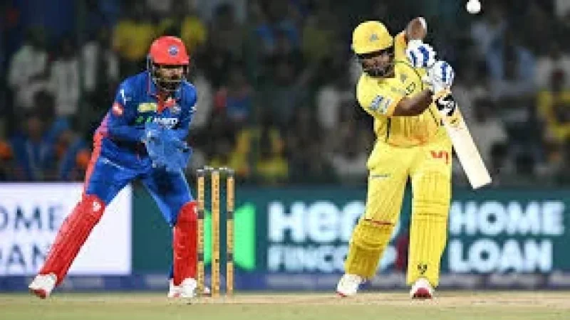 Sanju Samson Powers Chennai Super Kings Past Delhi Capitals — Live Cricket Score
