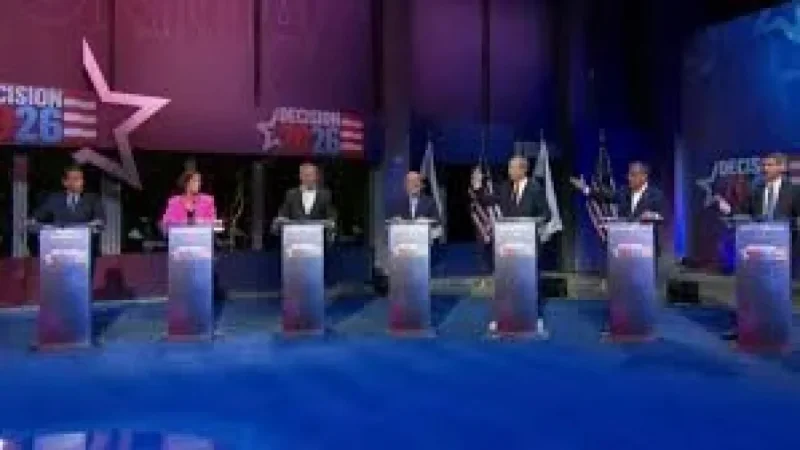 California contenders debate as Ca Governor Race Polls begin