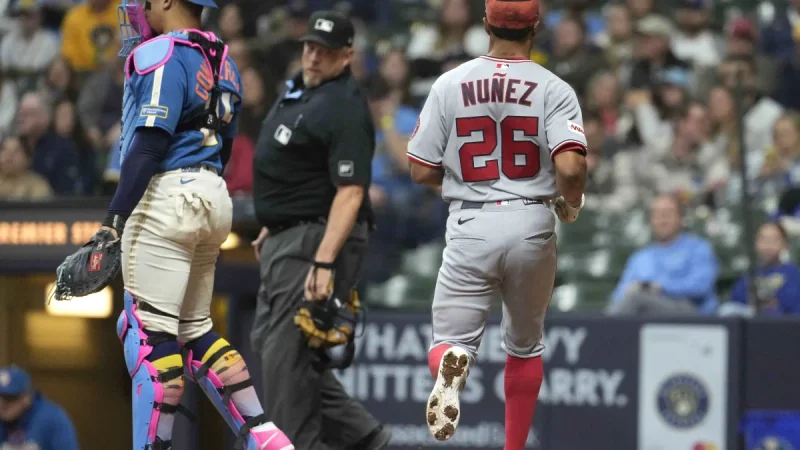 Cj Abrams Leads Nationals With .296/.405/.556 Line Ahead of Brewers