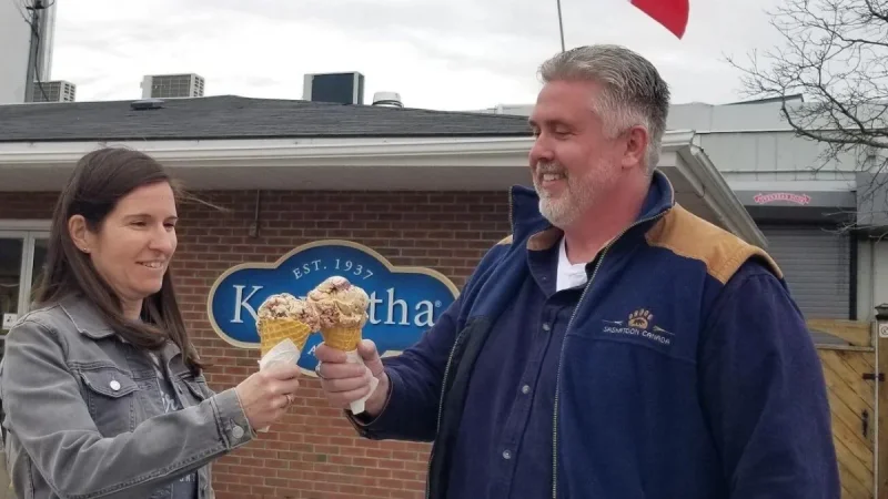 Mike Crowe Launches Kawartha Dairy Ice Cream Tragically Hip on June 22