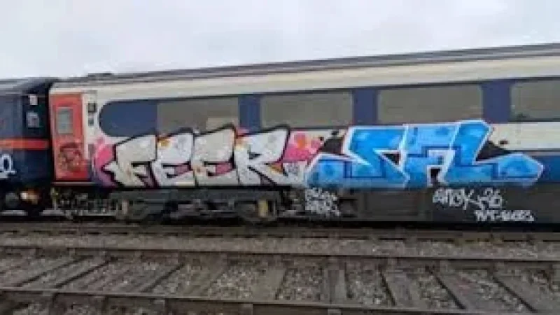 Mike Kelly says graffiti attack hit East Lancashire Railway coaches