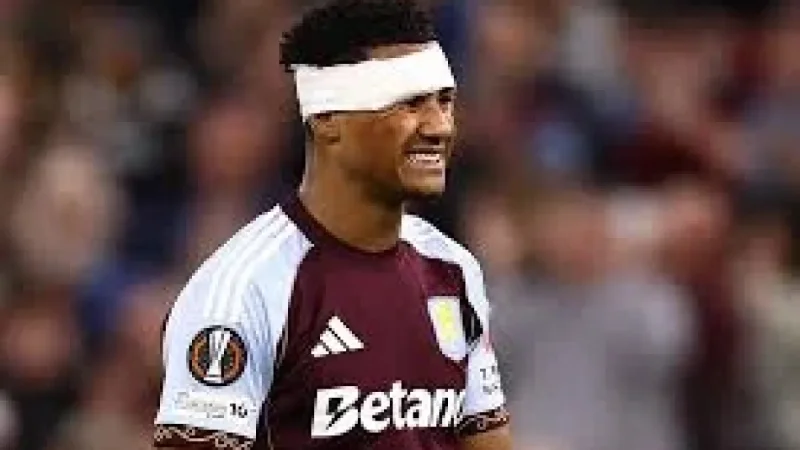 Ollie Watkins Scores After Being Stitched Up and Bandaged