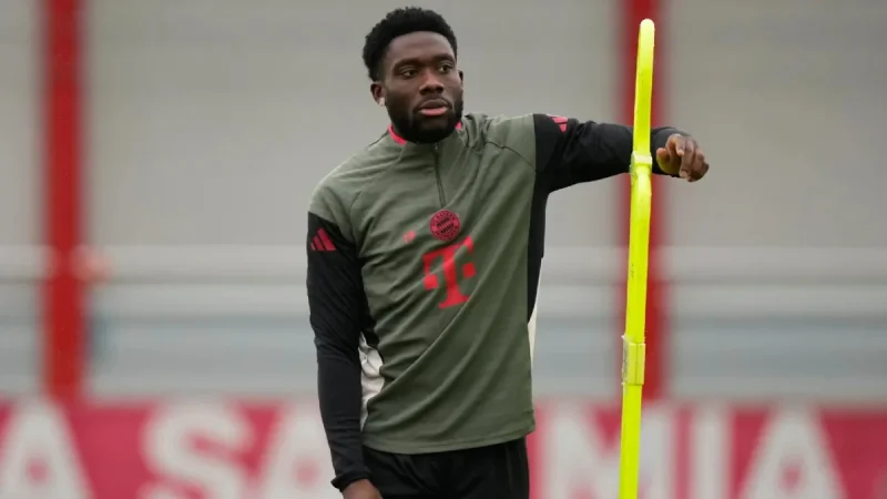 Alphonso Davies Set for 4-5 Week Absence With Left Hamstring Injury