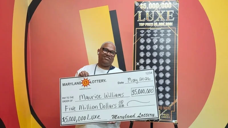 Maryland Bus Driver Lottery Winner Claims $5 Million Hyattsville Prize