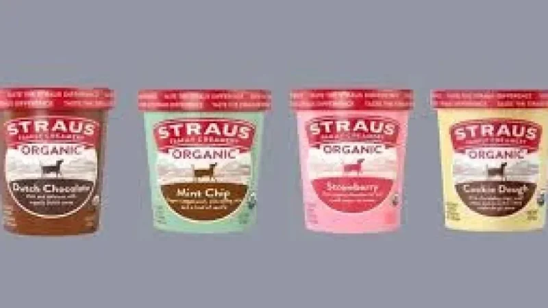 Straus Family Creamery retira Helado orgánico en 17 estados