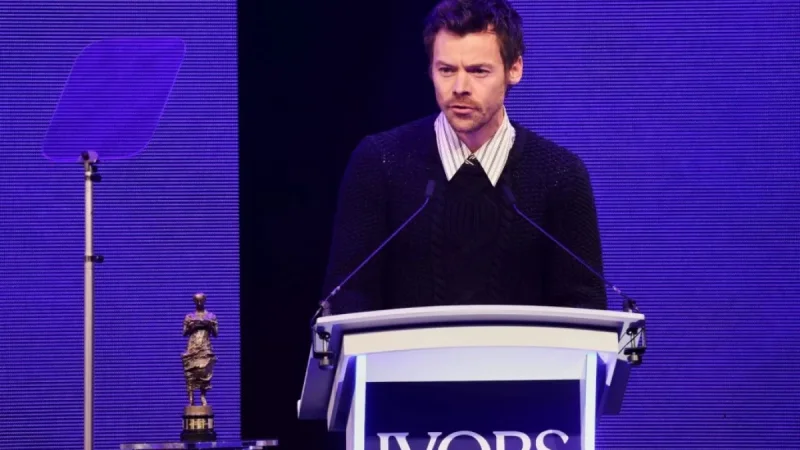 Harry Styles Inducts Thom Yorke With Talk Show Host Story