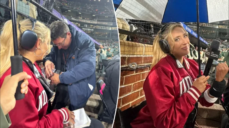 Tricia Whitaker Takes Rutschman Line Drive, Says She’s Fine