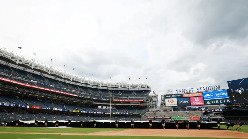 Yankees Push Rainout to Sept. 22 Doubleheader — Yankee Game Today