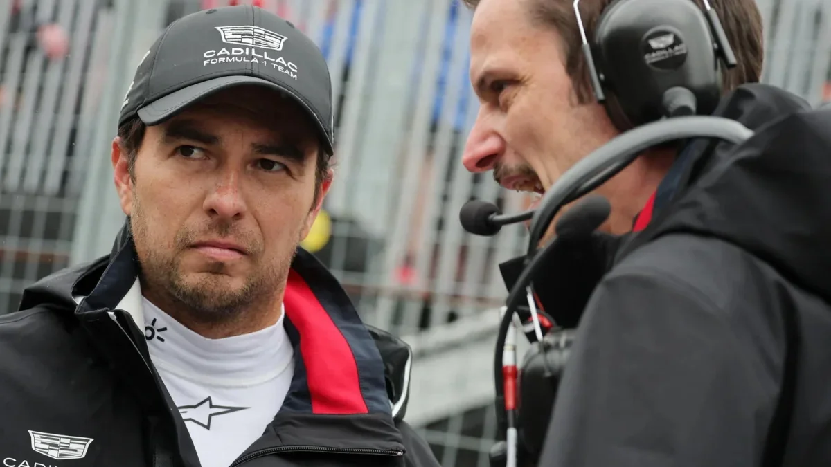 Sergio Perez Cadillac Suspension Failure Ends Lap 39 Canadian GP - El ...