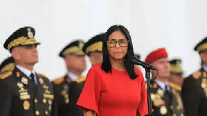 Delcy Rodriguez pide en Anzoátegui levantar 27 May sanciones