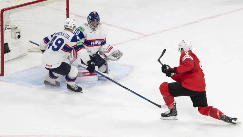 La Suisse bat la Norvège 6-0 et rejoint finale du Championnat Du Monde