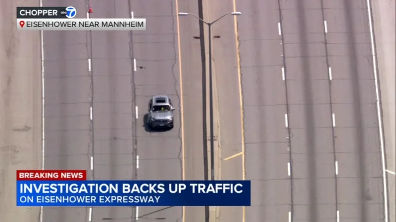 Cook County bomb squad closes Eisenhower Expressway lanes