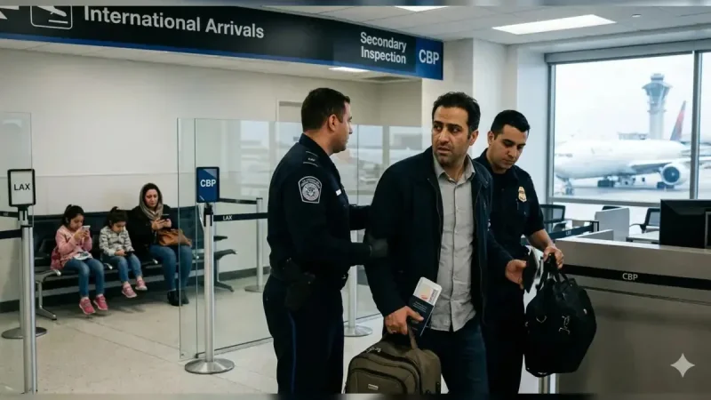 U.s. Customs And Border Protection Denies Visa Holder Entry at Los Angeles