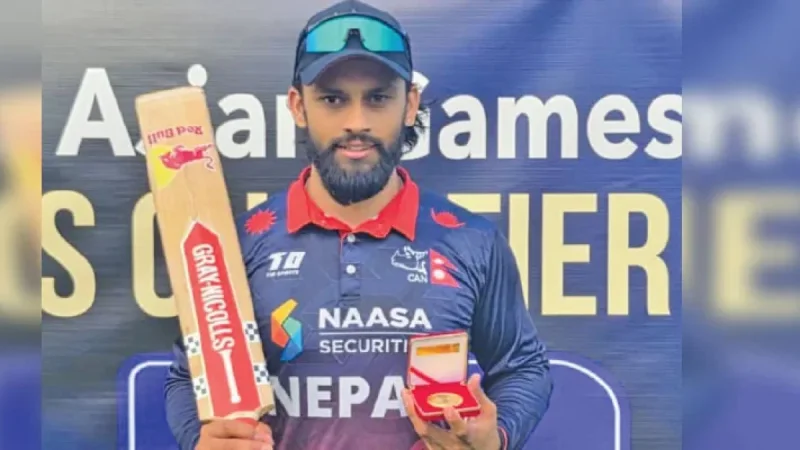 Bhurtel's 126 Powers Nepal Past Malaysia in Oman Vs Nepal