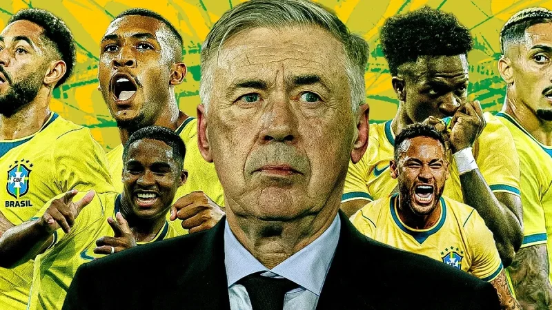 Carlo Ancelotti Includes Neymar In Brazil’s Attack-Heavy Squad
