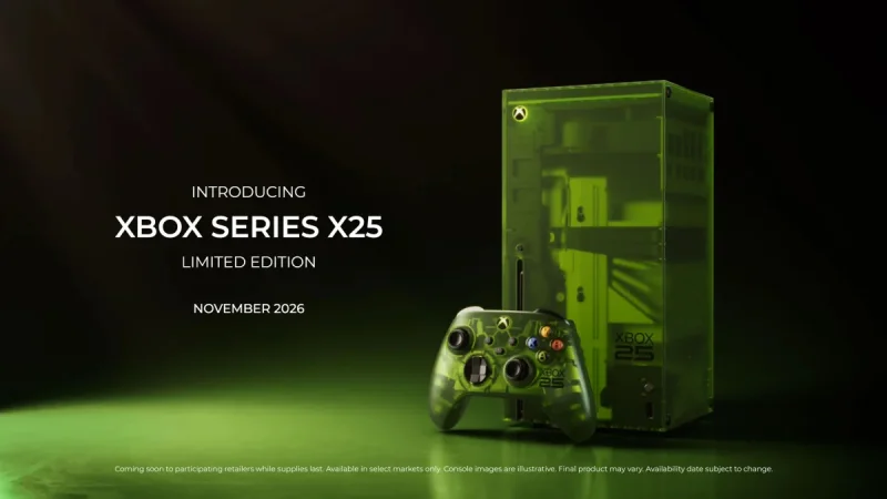 Jason Ronald Unveils Xbox Series X25 Limited Edition for November