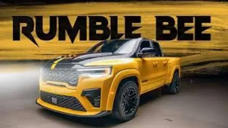 Jay Leno Drives the 2027 Dodge Ram Rumble Bee With Hellcat Power