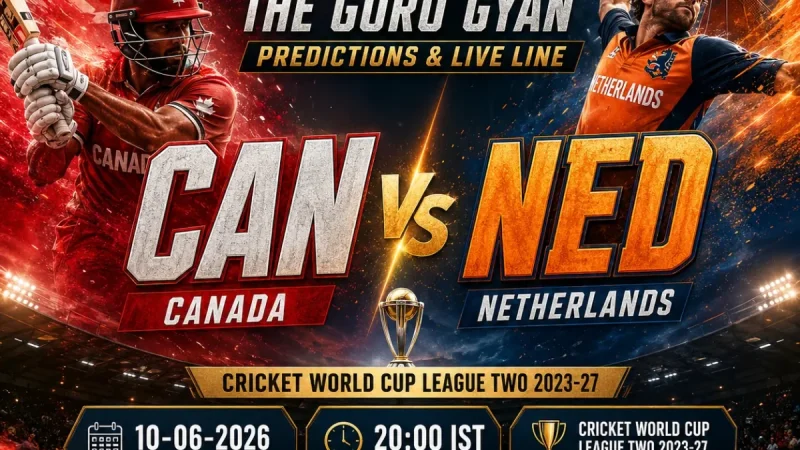 Canada vs Netherlands ODI Set for June 10 at Maple Leaf North-West Ground — Can Vs Ned