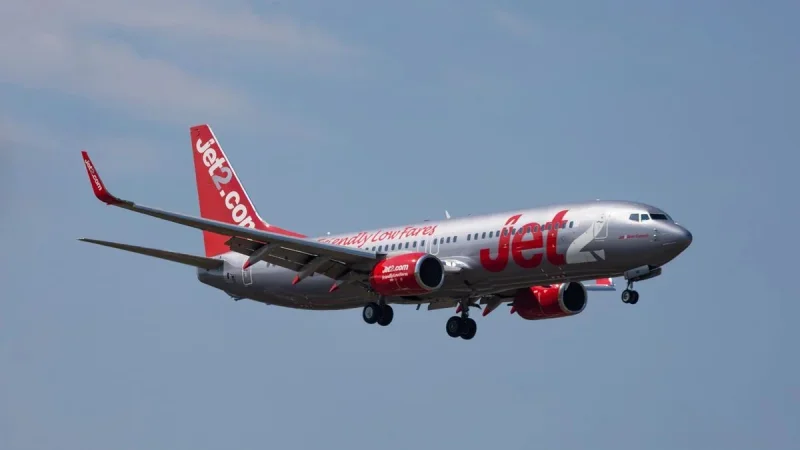 Jet2 Flight Lightning Strike Diverted to Manchester Airport