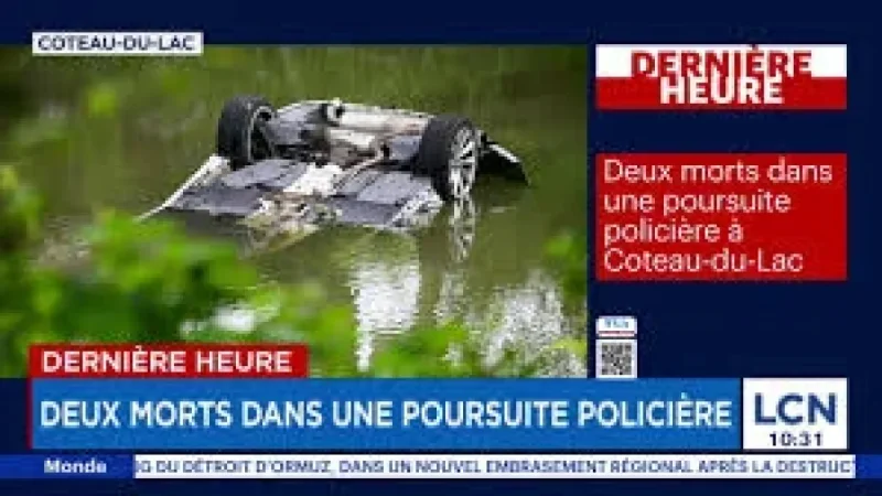 Sept enquêteurs mobilisés après deux morts à Coteau-du-lac