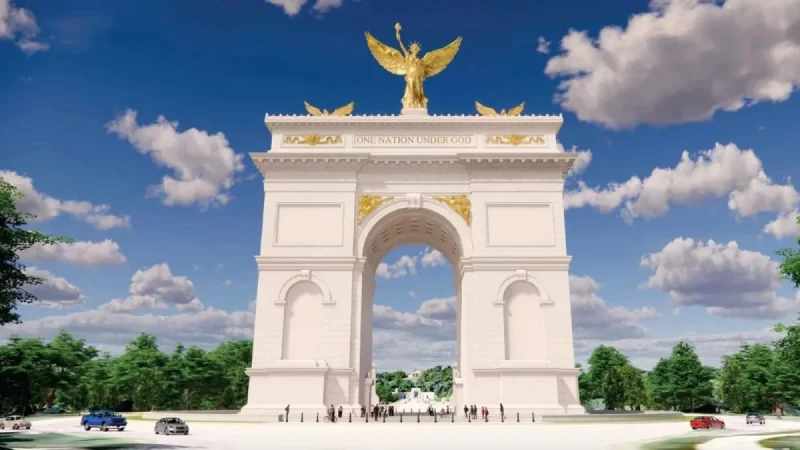 Trump Proposed Triumphal Arch Criticism Grows as 20-Hour Work Plan Emerges