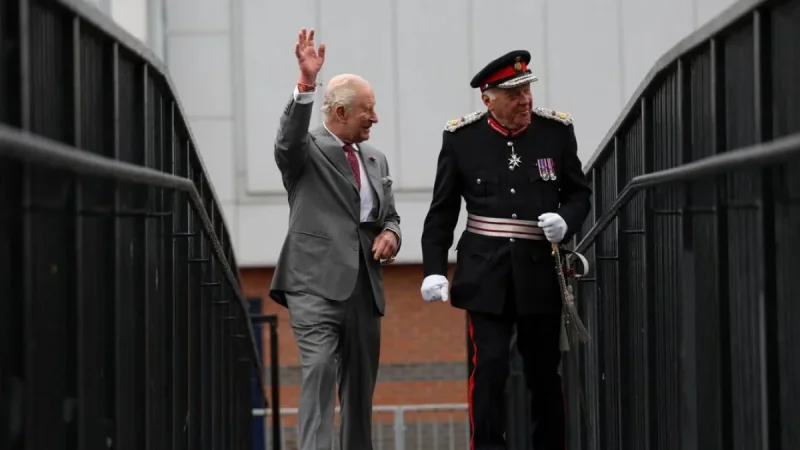 King Charles Grimsby Town Visit Gets 'Alright Darling?' Reply