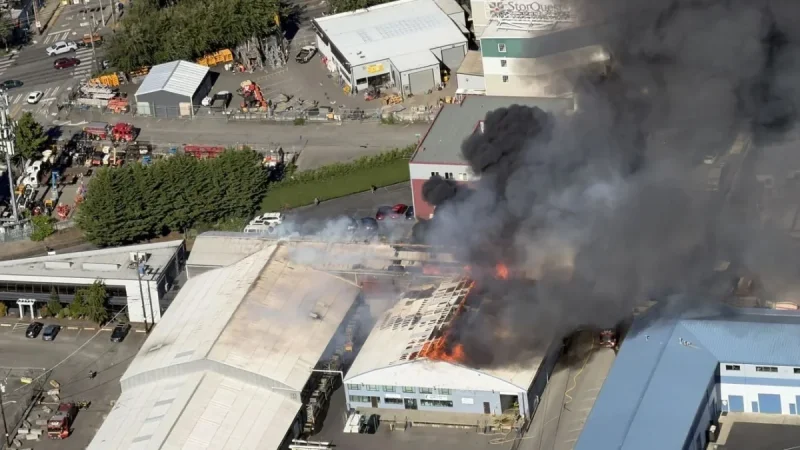 Seattle Fire Crews Upgrade Fremont Warehouse Blaze to 3-Alarm