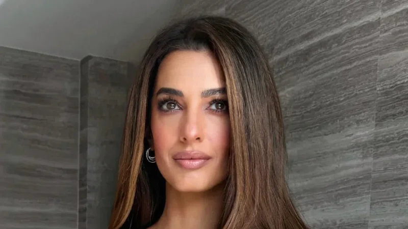 Amal Clooney Bell Bottom Haircut Debuts in Bangkok Women’s Event