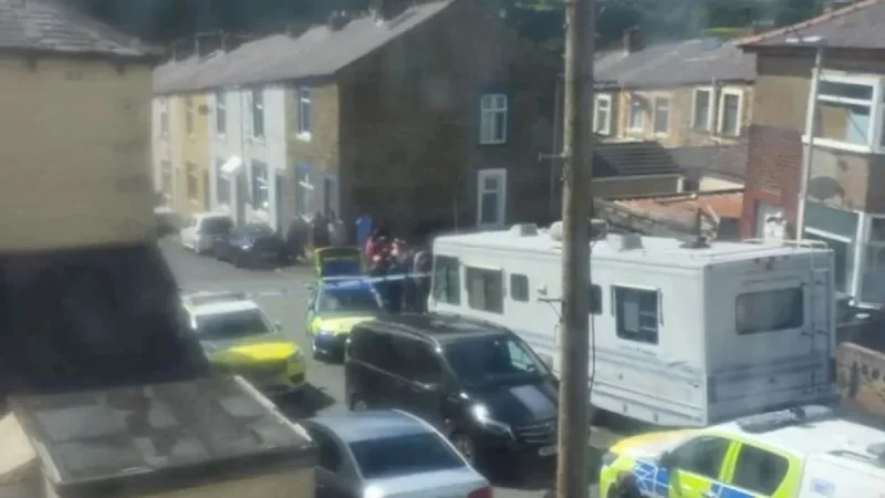 Armed police respond after Burnley Stabbing in Brierfield