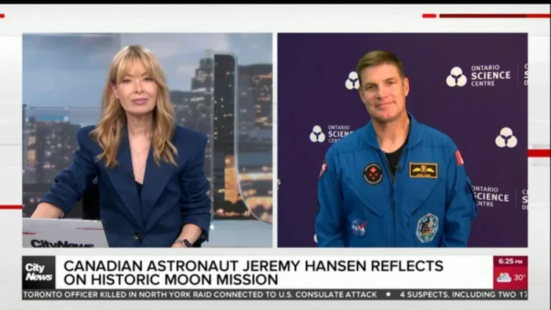 Jeremy Hansen visits Halifax, Canso Spaceport after Artemis II