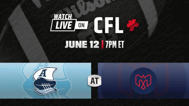 Maas Seeks Better Start as Argonauts Vs Alouettes Opens Friday