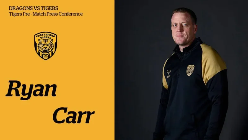 Ryan Carr Backs Castleford's Five-Win Push in Dragons Vs Tigers