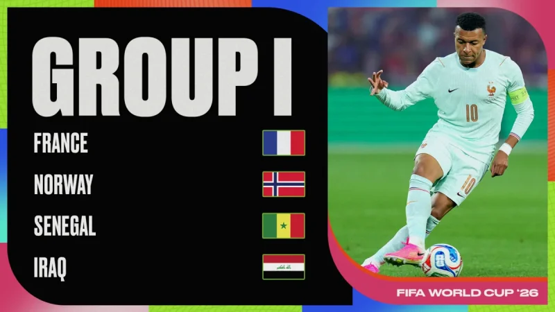 France, Senegal in Group I Lead World Cup Rankings 2026