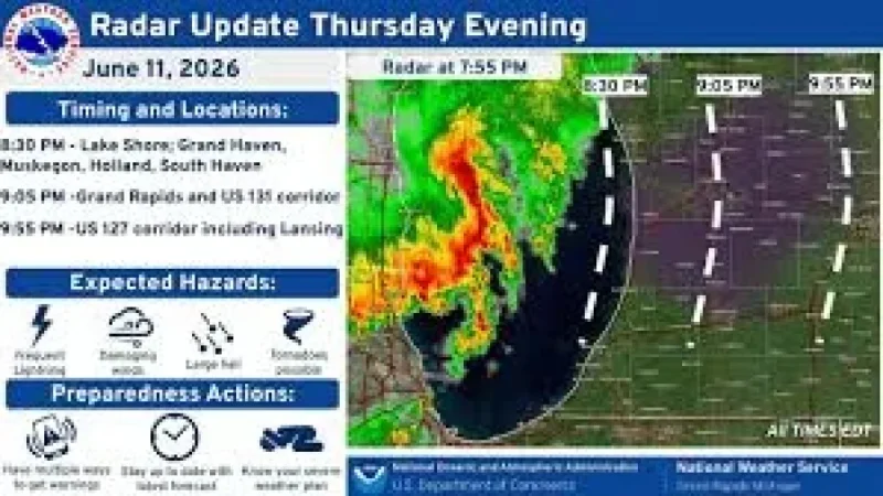National Weather Service Reports 2 EF-0 Tornadoes in West Michigan Tornado Warnings