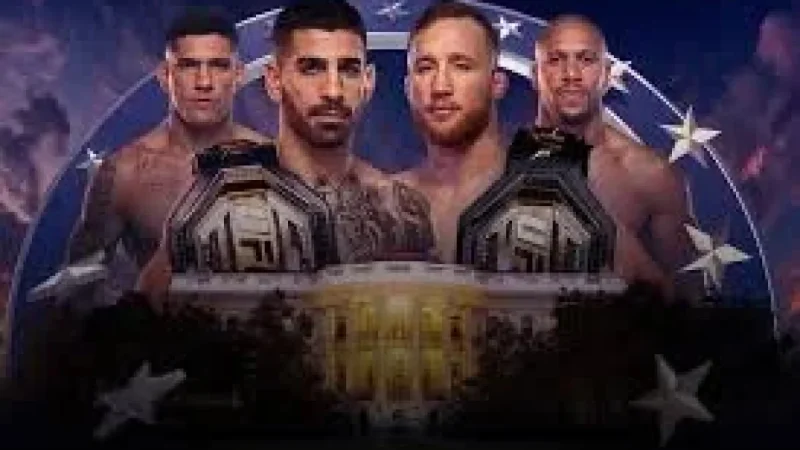 Topuria Vs Gaethje: Ilia Topuria Defends 17-0 Title at UFC Freedom 250