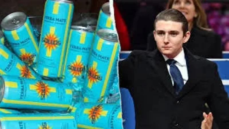 Barron Trump backs SOLLOS launch, 12-pack retails for $39