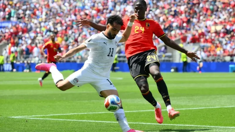 Emam Ashour pega a Bélgica 1-0 Belgica Vs Egipto