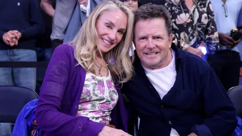 Michael J Fox and Tracy Pollan make rare courtside appearance at Game 4