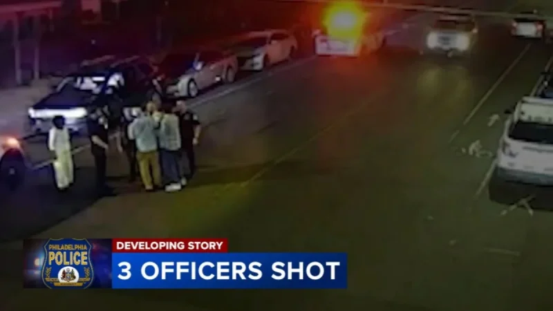 Philadelphia police officers shot in Wynnefield, suspect dies