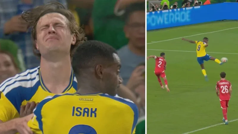 Svanberg Scores 17 Seconds After Entering in Sweden's 4–1 Win
