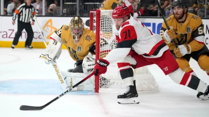 Taylor Hall Leads Hurricanes With 18 Points in 17 Games