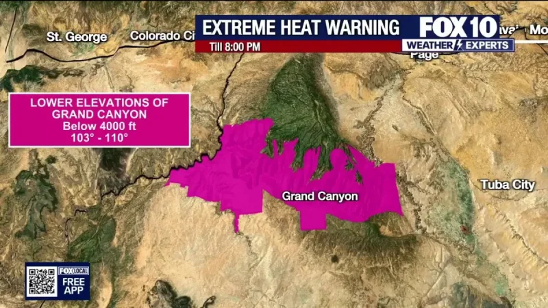 Arizona Monsoon Starts with Rain, Phoenix Weather Holds Near 110