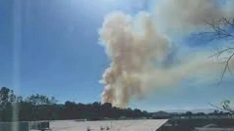 Crews Order Evacuations Near 15-Acre Stevenson Ranch Fire
