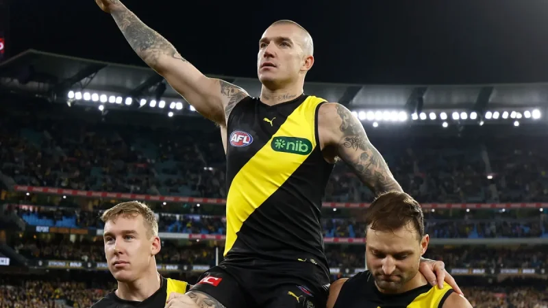 Dustin Martin to wear the Big V in 2026 Legends Game