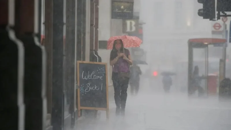 Met Office Rain List: Atlantic rain brings heavy rain to Wales and Northern Ireland