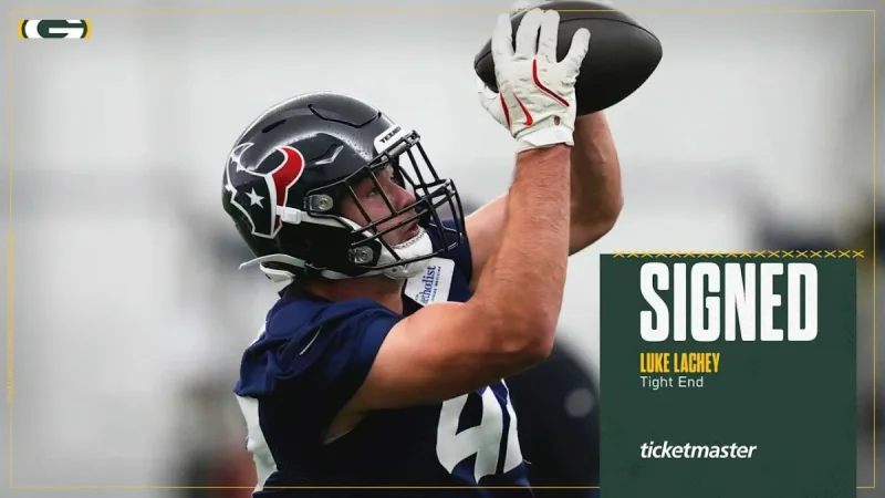 Packers Sign Luke Lachey, Release Jakobie Keeney-James