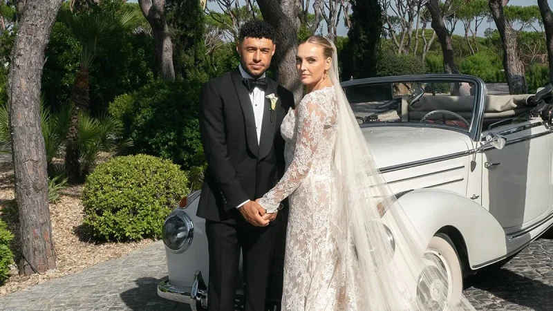 Perrie Edwards Wore 3 White Dresses at Her Wedding in Portugal — Perrie Edwards' Wedding
