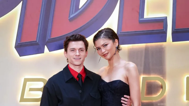 Zendaya and Tom Holland Mark Madrid Press Call for Spider Man Brand New Day