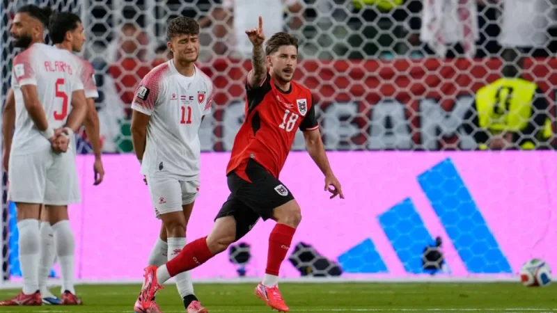 Arnautovic scelle 3-1, Autriche gagne Jordanie Vs Autriche
