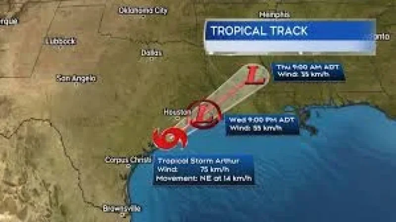 Arthur Forms as Tropical Storm, Triggers Gulf Coast Flood Threat